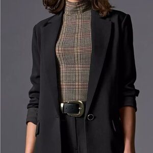 Boston Proper Beyond Travel Classic Boyfriend Blazer Size 10